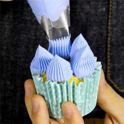 Heart Shape Big Nozzles For Cake Cream Piping Tips Square Nozzles Icing Piping Nozzles Cookie Cupcake Cake Decorating Tips