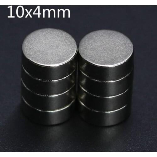 50Pcs 10x4 Neodymium Magnet 10mm x 4mm N35 NdFeB Round Super Powerful Strong Permanent Magnetic imanes Disc 10*4