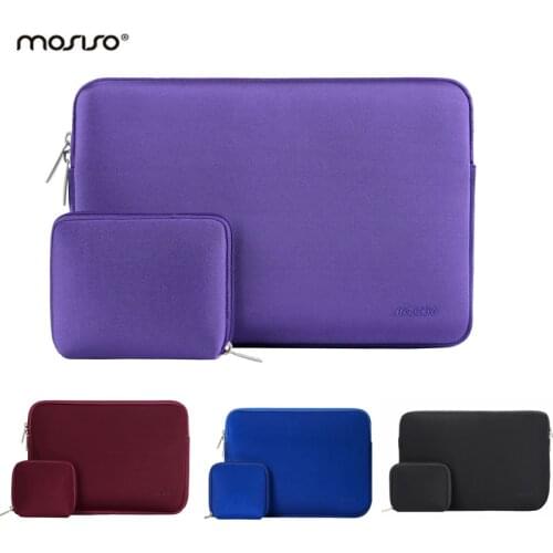 MOSISO Neoprene Laptop Sleeve Bag for Mac Air Retina Pro 13 14 15 inch Notebook Soft Sleeve Computer Bags for Macbook New Pro 15