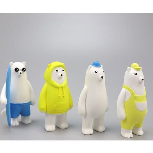 New Iceland Bear Shape Candle Mold DIY Silicone Soap Mold Polar Bear Summer Cool Car Outlet Aromatherapy Plaster mould
