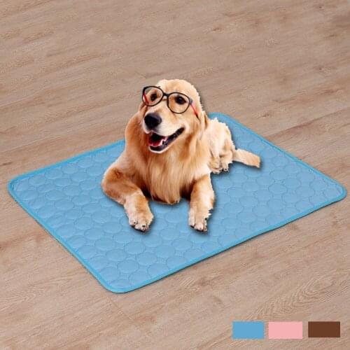 Pet Cooling Summer Mats Breathable Pad For Cat Dog Sofa Blankets Pet Supplies Portable