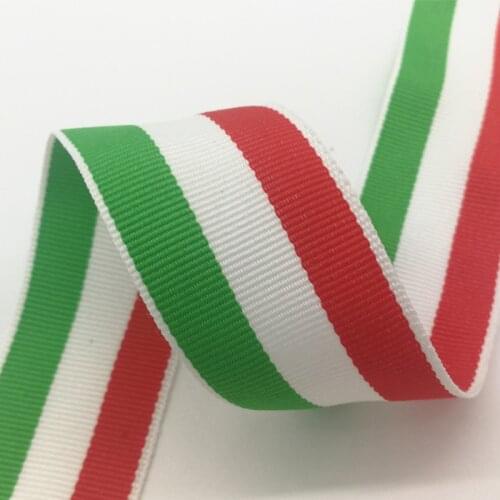 1/1.5/2/2.5cm Width Striped Polyester Webbing Ribbon Sewing Tape For DIY Garment Accessories Bags 10Meters Per Lot