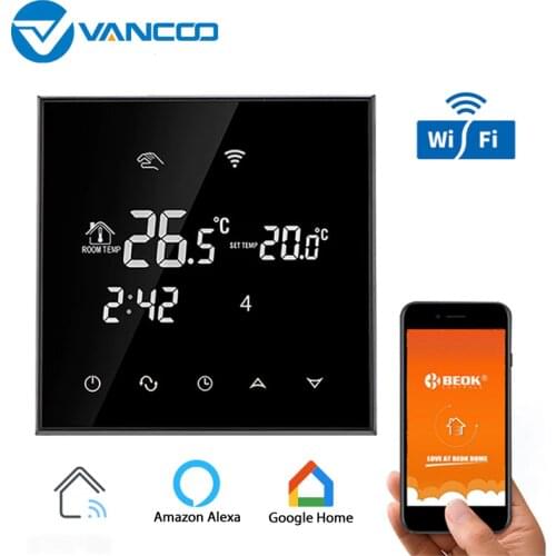 Wifi Smart Thermostat 220V Temperature Controller Water Floor Heating Digital Calefaccion Thermoregulator with Voice Control