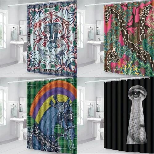 Wave Risk Shower Curtains