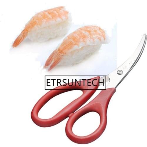 100pcs Stainless Steel Seafood Scissor Lobster Shrimp Crab Seafood Scissors Shears Snip Shells Kitchen Tool