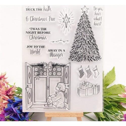 16x20.5cm Easter wishes Transparent Clear Stamps Silicone Seals Roller Stamp DIY scrapbooking photo album/Card Making