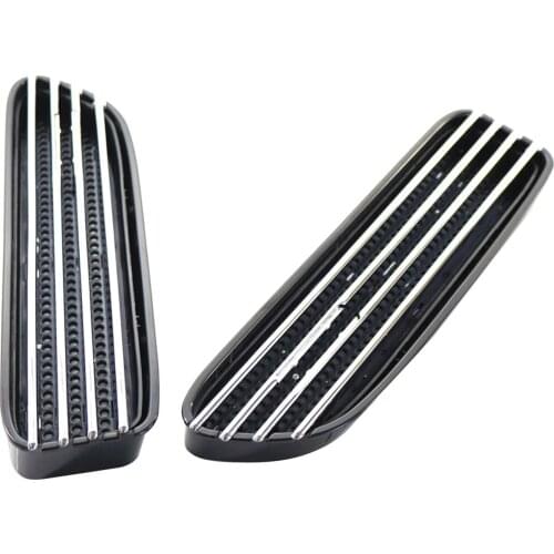 2 Pack Air Flow Vents Grille Grill for BMW 5 Series E39 E60 E61 Gloss Black