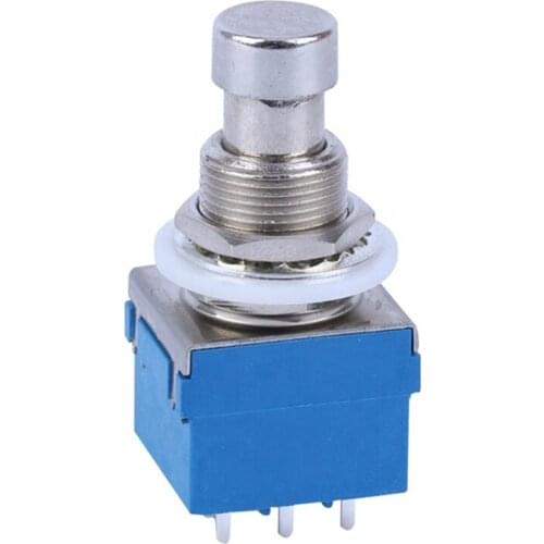 50PCS PBS-24-302P latching ON-ON 3PDT footswitch with PCB terminals