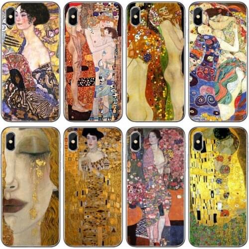 Kiss by Gustav Klimt Hard Soft Silicone Phone Case For iPhone 6 6plus 7 8 plus 5 5S 5C SE For iPhone X XS XR XS Max