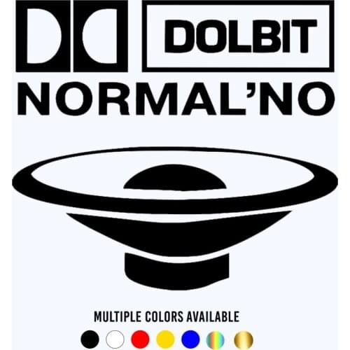 CK20447# Die-cut Vinyl Decal Долбит Normalno Car Sticker Waterproof Auto Decors on Car Body Bumper Rear Window