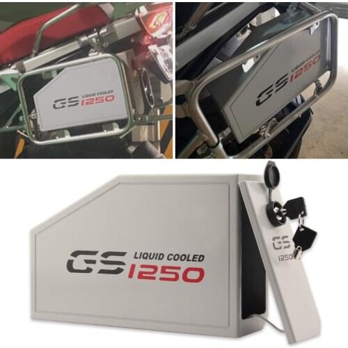 CNC Aluminum Box Toolbox 5 Liters for Left Side Bracket Decorative For BMW R1250GS LC Adventure R 1250 GS Tool Box 2019-2020