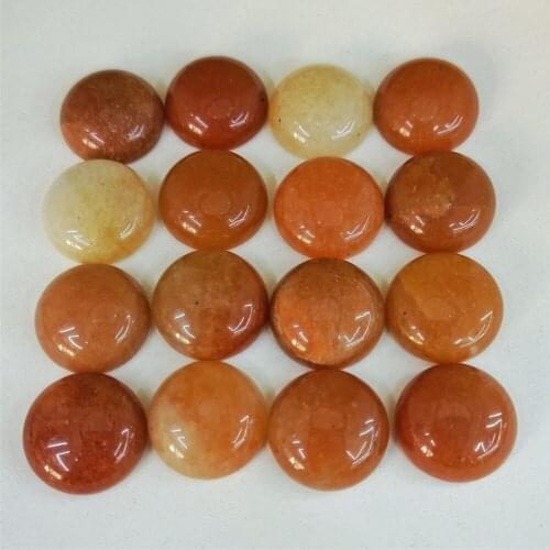 Fashion Hot Selling Good Quality Natural Red Onyx Round Cabochon Beads 16mm for Jewelry Making Free Shipping Wholesale31pcs/lot