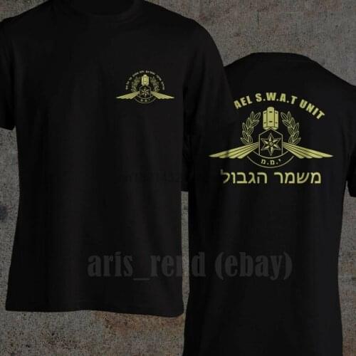 Yamam Israeli Counter-Terrorism Unit Israel Swat Special Force New Fashion Graphic Letter Men Casual Cotton Short Sleeve T Shirt