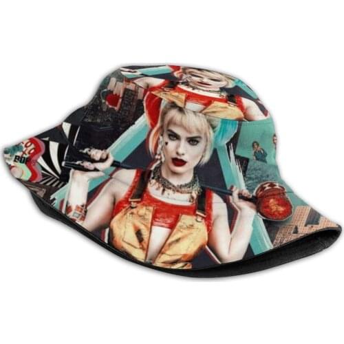 Margot Robbie Women Men Fisherman Hats Bucket Caps Margot Robbie Celebrity Famous Makeup Youtube Movie Star Film Star Mens