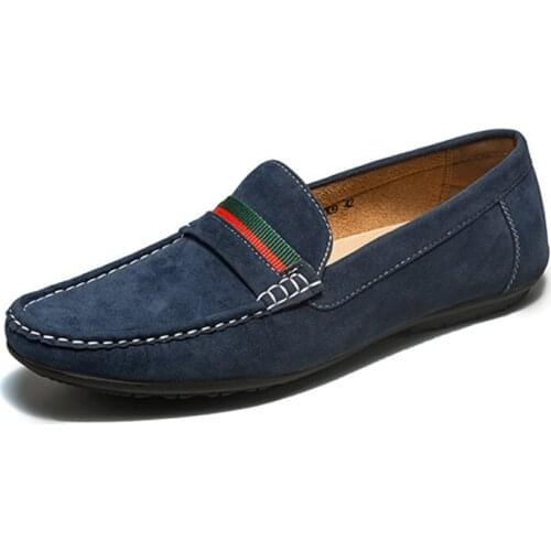 Men Loafers Shoes Summer Mens Flats Brand Moccasins Male Footwear Comfy Suede Men Shoes Men Casual Shoes Zapatillas Hombre