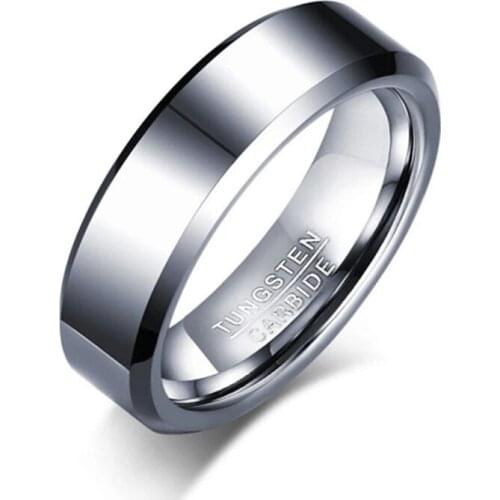 The new Korean version of tungsten gold ring is simple and stylish. Mens rings are not scratched or allergic. Not deformed