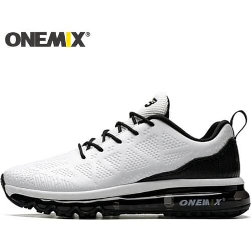 ONEMIX Women Running Shoes Waterproof Breathable Leather Male Sneakers Outdoor Shock Absorption Athletic Woman Sports Shoes