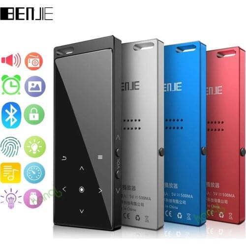Original BENJIE M3 IPX4 Waterproof HIFI Mp3 Music Player 8GB Lossless Mini Portable Audio Players FM Radio Ebook Voice Recorde
