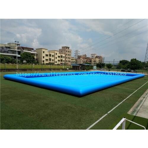 Sell outdoor large PVC inflatable swimming pool, blue inflatable pool, water park adult and children play pool