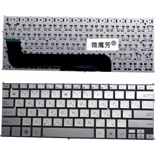 RU New FOR ASUS UX21 UX21E UX21A Laptop Keyboard Russian Silvery