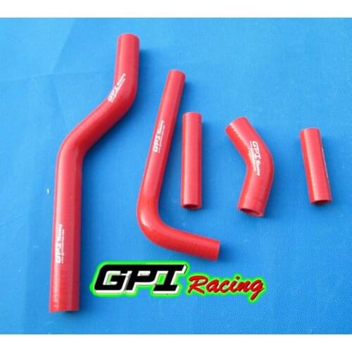 GPI silicone radiator hose FOR KAWASAKI KXF250 KX250F KX 250F 2005 RMZ250 RMZ 250 05-06 2006 06 RED