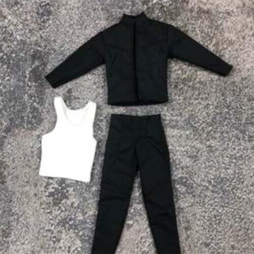 In Stock 1/12 Male Clothes Sport Jacket Sweatpants Suits for 6inch Action Figure Body