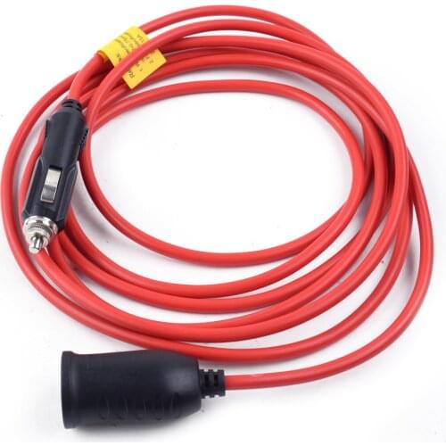 180W 10A 3.6M 12/24V Car Cigarette Lighter Extension Cable Lead Socket Power Charger Plug fit for refrigerator waxing machine