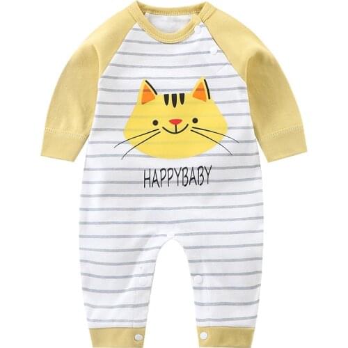 ZWF1334 Baby Rompers Long Sleeve Infant Boys Girls Jumpsuits Outfits Clothes Autumn Winter Newborn Toddler Costume