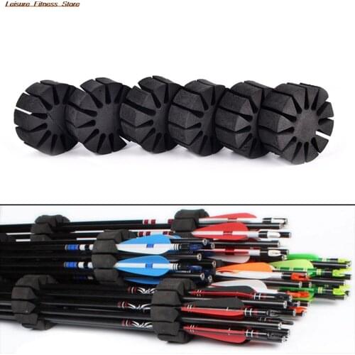 3PCS/6PCS EVA Foam Archery Arrow Holder Round Rack 12 Arrows Separator Quiver protection equipment Portable