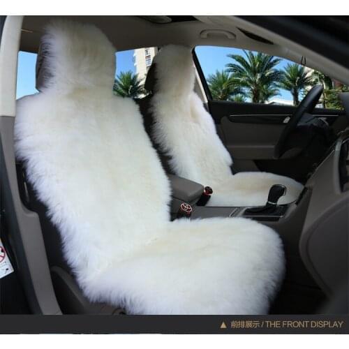 5 pieces/set Heavy long Natural sheep fur for winter warm universal home cars seats multiple colors full set