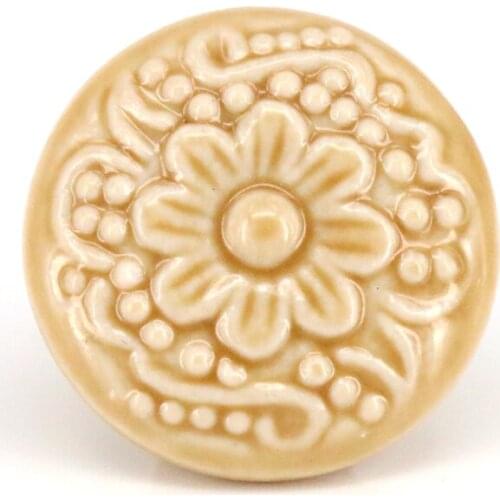 6pcs Ceramic Knob / Dresser Cabinet Pulls Knobs /Kitchen Door Handle Furniture Hardware