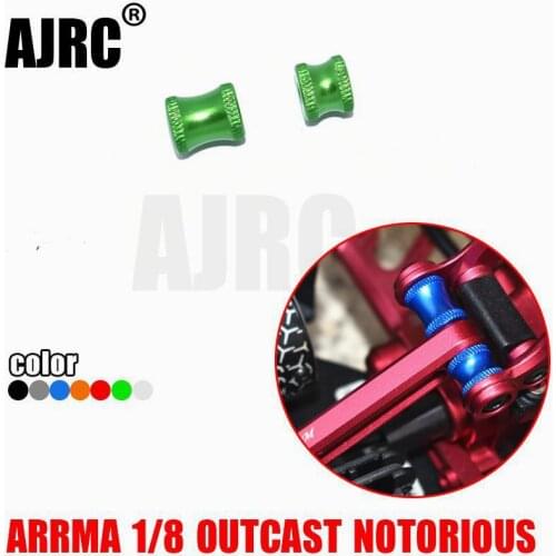 ARRMA-1/8 4WD KRATON 6S OUTCAST NOTORIOUS aluminum alloy rear support fixed block AR320446
