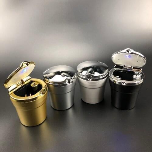 Car Ashtray with LED Blue Light For Renault Koleos Fluenec Latitude Sandero Kadjar Captur Talisman Megane LAGUNA Scenic Alaskan