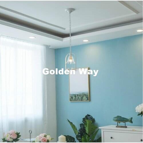 White/Black D250mm H320mm Nordic Single Head Bird Pendant Lamp, E27 Pastoral Style Retro For Restaurant Corridor Bedroom Lamp