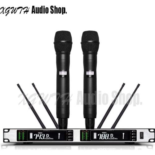 True Diversity UHF Digital Wireless Microphone System Karaoke Dynamic Super Cardioid Mic UR24D Vocal Karaoke Stage Performance