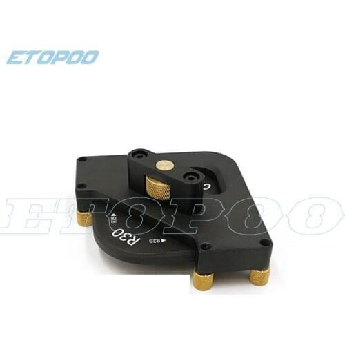 Woodworking fillet chamfering template quick change R angle arc right angle bevel template electric wood milling trimming machin