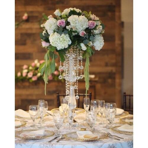Diameter 20cm wedding decoration crystal ball Table centerpiece, crystal wedding centerpiece Flower Stand