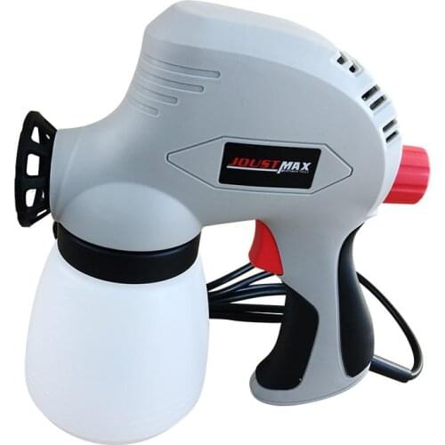 JOUSTMAX 120W high pressure electric spray gun 800ml cup 220V removable adjustable chocolate spray gun handheld latex