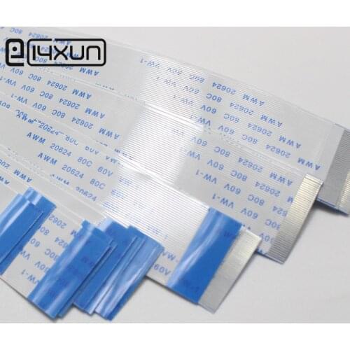 EClyxun 1pcs FFC FPC Cable 4P to 60P 0.5mm Pitch 300mm Length Type A B Flexible Flat Cable 6P 8P 10P 12P 14P 16P 18P 20P 22P 30P