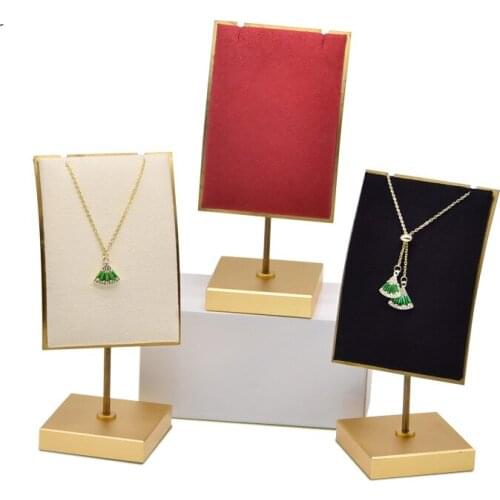 Creative Necklace Shelf Metal Alloy Pendant Jewelry Display Props Storage Counter Display Decoration