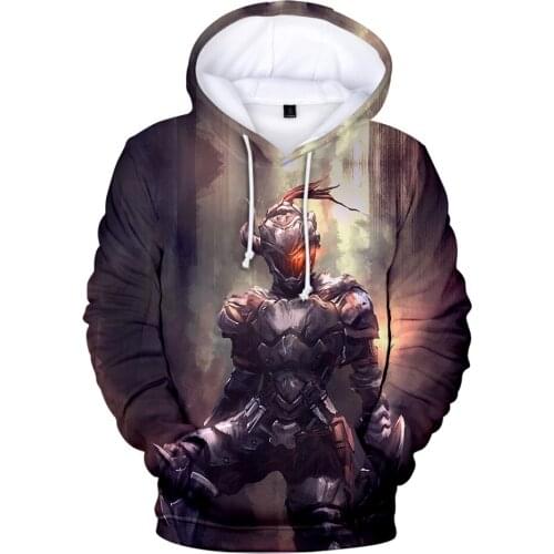 Creative Hot Cosplay Goblin Slayer Comic Hoodies Jongen/Meisje Mode Ontwerp Sweatshirt Herfst Winter Goblin Slayer Comi Tees