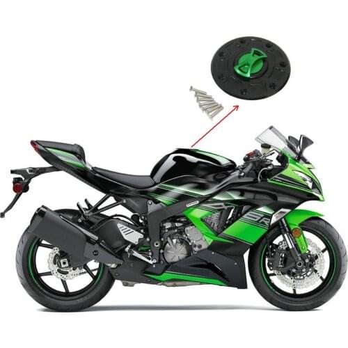 For KAWASAKI FZX6R ZX6R ZX7R ZX9R ZX9RB ZX9RC KR250 KR250A KR250S ZXR 250 400 750 ZX6E ZG1000 Motorcycle Fuel Tank Cap Cover