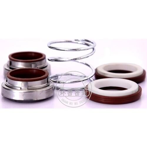 202 Series CE/CA/FKM Fit 12-55mm Water Pump Mechanical Shaft Seal Double Face Unbalanced Single Coil Spring For Hot Boiled Water