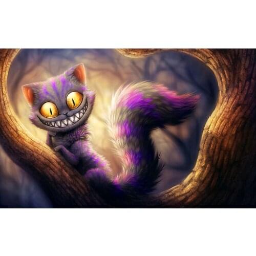 Diy diamond painting drill rhinestone pasted cross stitch square crystal needlework full rhinestone handcraft cat picture M005