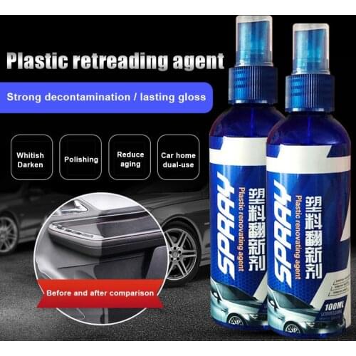 Plastic Restorer Car Exterior Interior Coating Agent Plastic Rubber Restore Agent SEC88