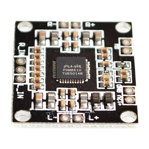 1pcs PAM8610 2x15W amplifier board digital two-channel stereo power amplifier board miniature