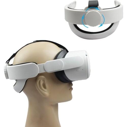 Mini Upgraded Adjustable Head Strap for Oculus Quest 2 VR Elite Strap Improve Supporting Comfortable Headband Mount Accessories