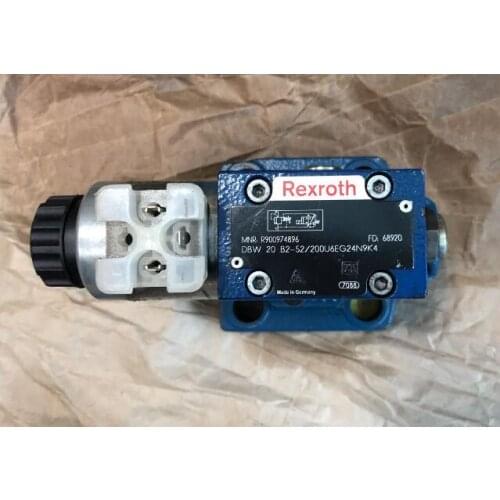 Rexroth Electromagnetic Relief Valve MNR:R900974896 DBW 20 B2-52/200U6EG24N9K4 DBW20B2-52/200U6EG24N9K4 Made in Germany