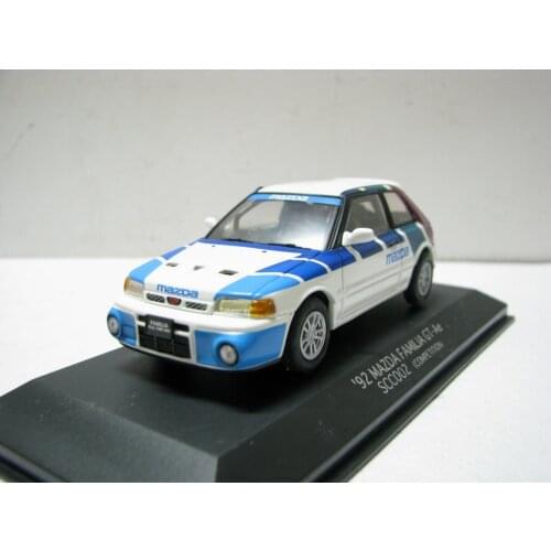 SA PI 1:43 92 MAZ DA FAMILIA GT-Ae SCC002 boutique alloy car toys for children kids toys Model gift original box