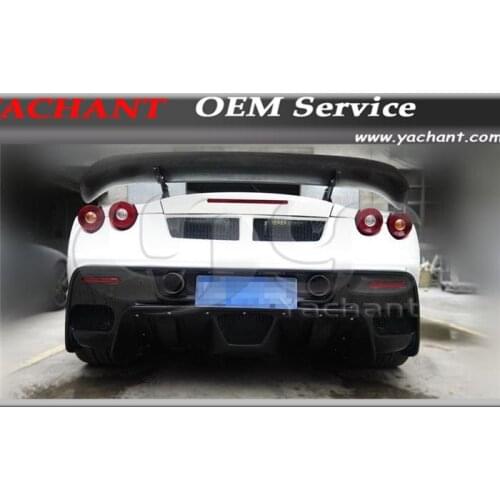 Fiber Glass FRP ASI Style GT Wing Rear Wing Fit For 2004-2009 F430